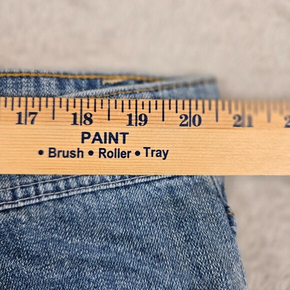 Dear AB Jeans Womens Size 18S Flap Pockets Light Wash Flare Bootcut Boho Chic - Picture 4 of 14